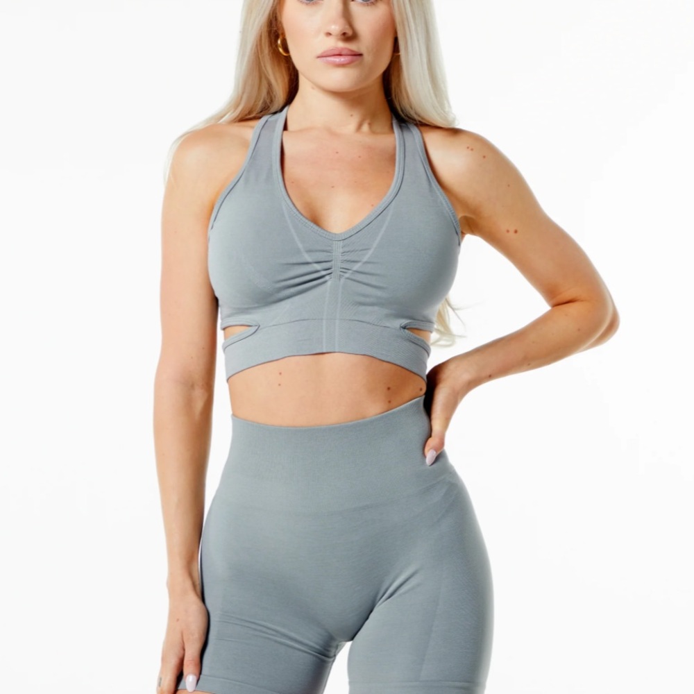 Alphalete Status Bra Utility Grey